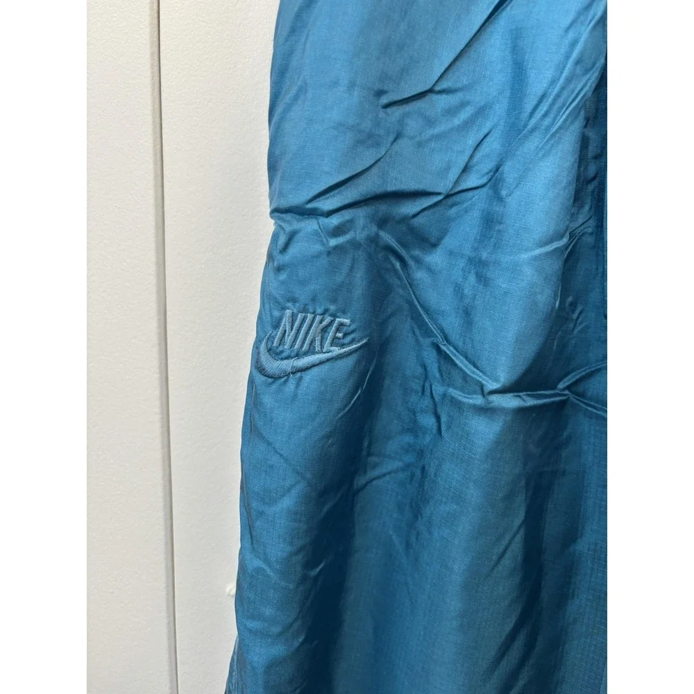 Vintage Nike Pants Mens Large Teal Flight Nylon Track Windbreaker Warm Up 90s